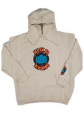 MUC Hoodie Orange and Blue logo